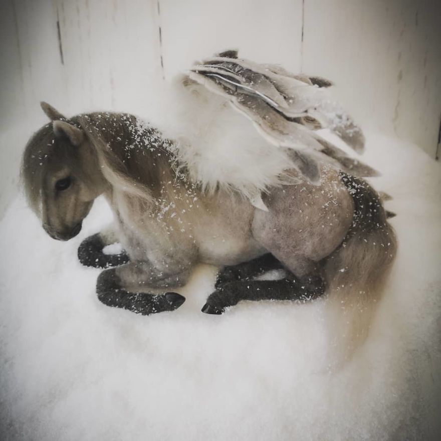 I Created Fanciful Pegasus Using My Child-Like Imagination