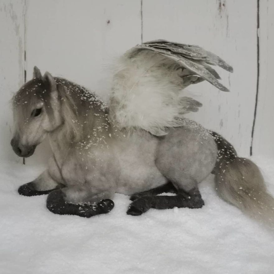 I Created Fanciful Pegasus Using My Child-Like Imagination