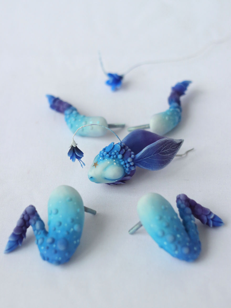 I Make Customizable Flower Butterfly Dragons