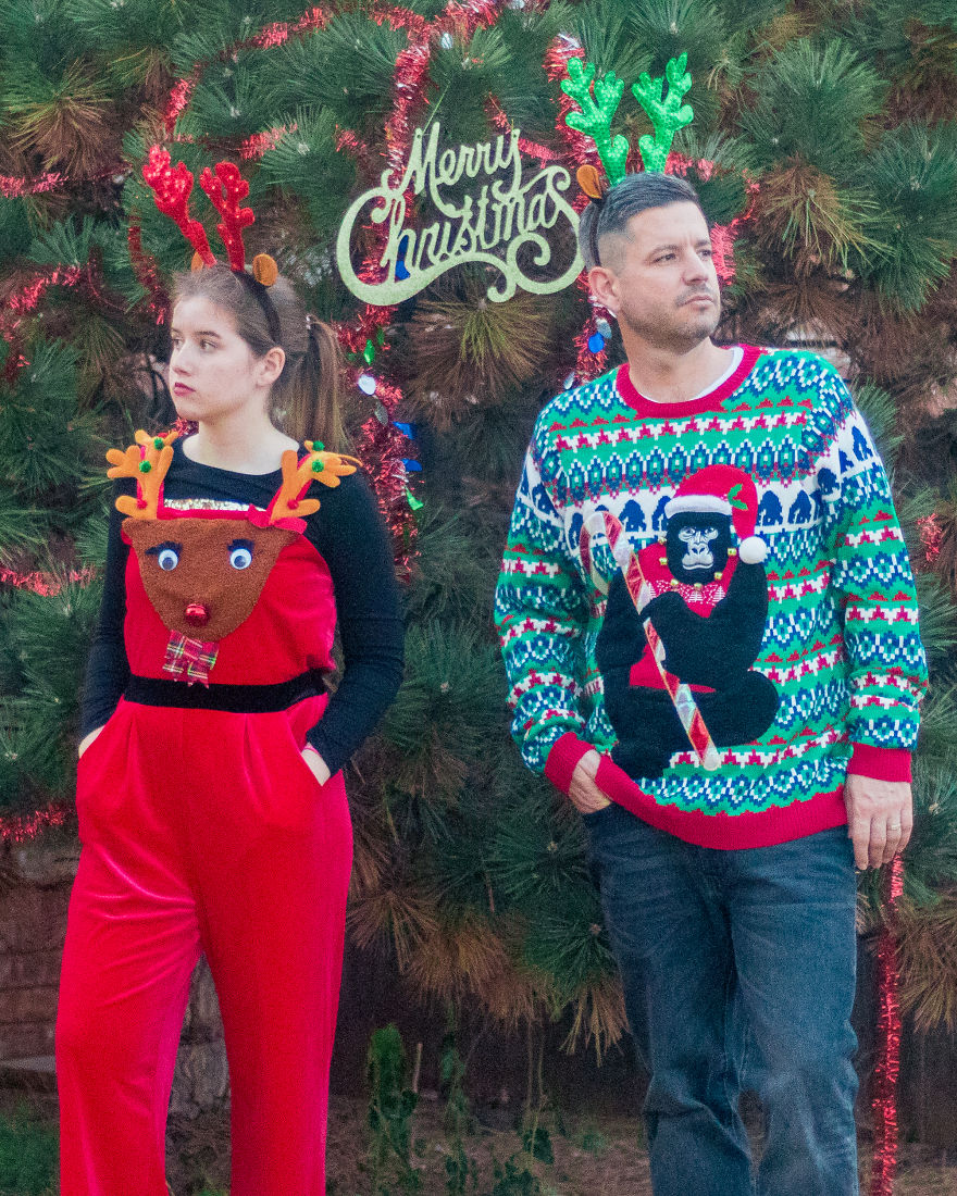 Hanging Christmas Decorations Is A Very Serious Affair.