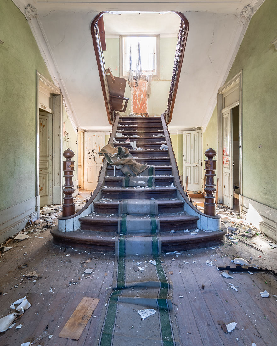 Stairs In A Closed Hotel (Portugal)