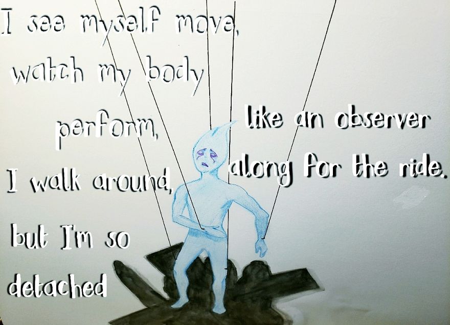 I Illustrate The Voices Of Anonymous Individuals Suffering From Depression And Anxiety