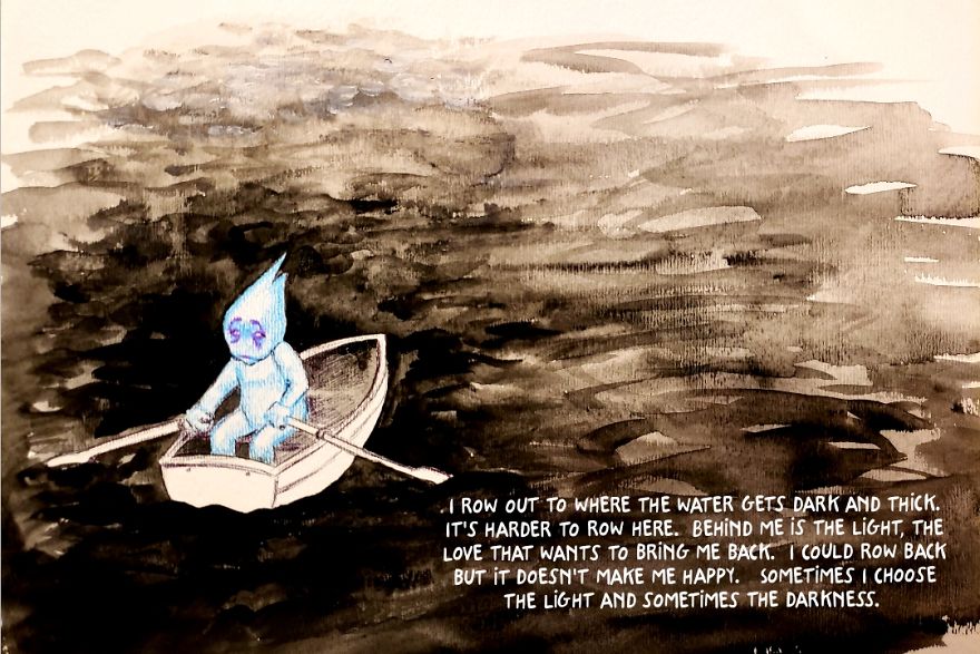 I Illustrate The Voices Of Anonymous Individuals Suffering From Depression And Anxiety I Illustrate The Voices Of Anonymous Individuals Suffering From Depression And Anxiety