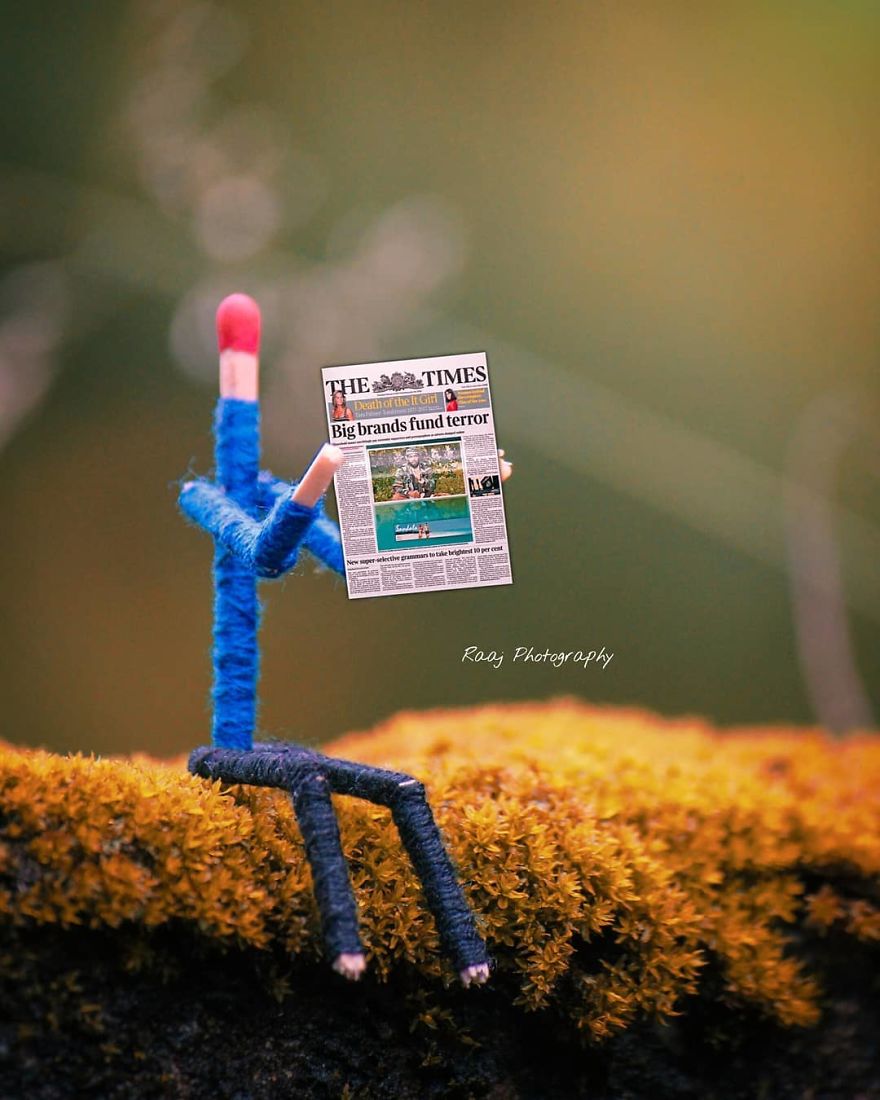 Indian Artist Shows The Secret Life Of Matchsticks