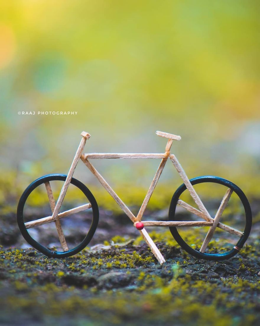 Indian Artist Shows The Secret Life Of Matchsticks