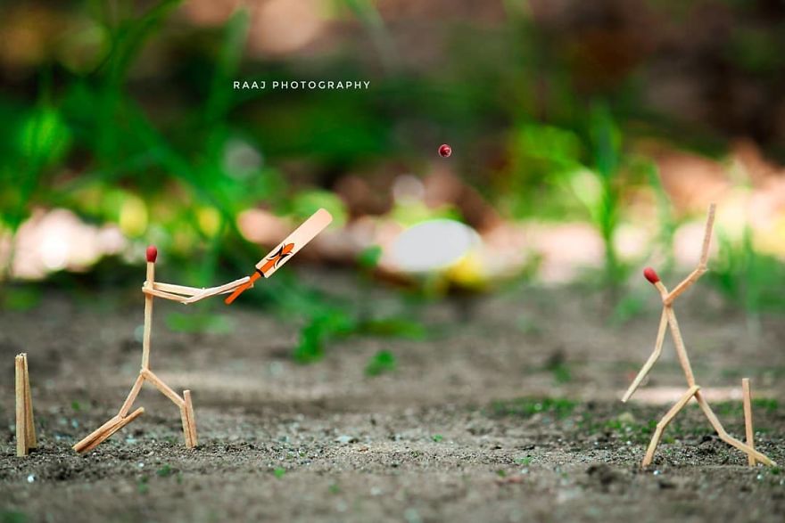 Indian Artist Shows The Secret Life Of Matchsticks