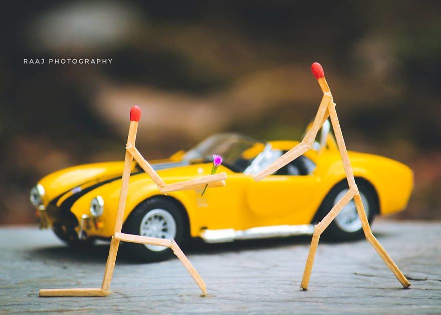 Indian Artist Shows The Secret Life Of Matchsticks