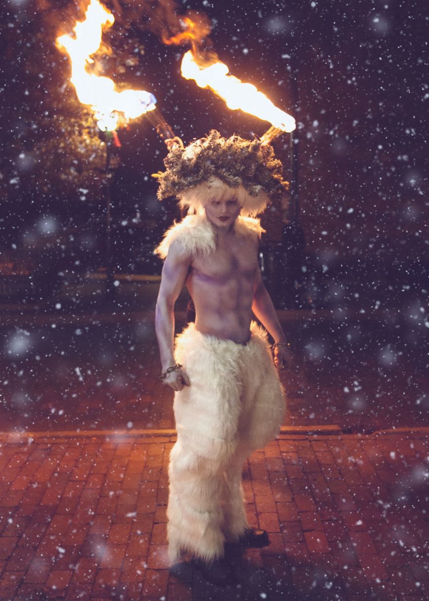 We Recreate My Krampus' Painting For An Alternative To Photoshoots With Santa We Recreate My Krampus' Painting For An Alternative To Photoshoots With Santa