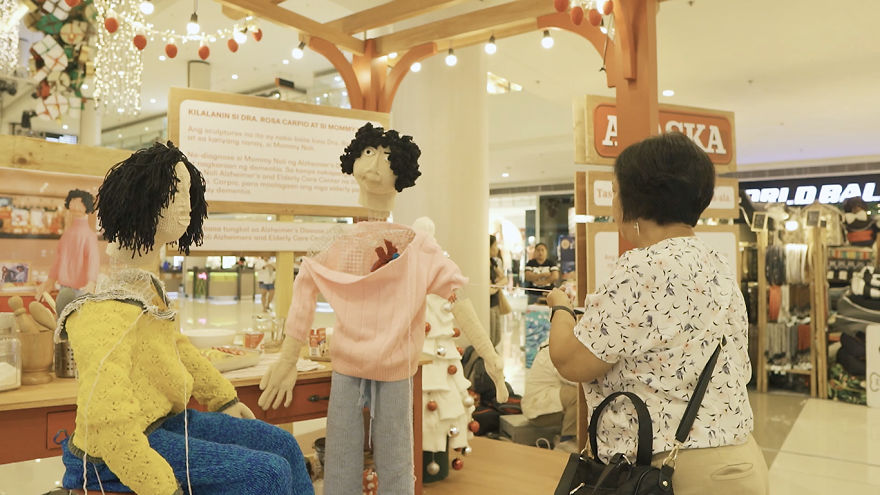Interactive Crochet Installation For Dementia Interactive Crochet Installation For Dementia