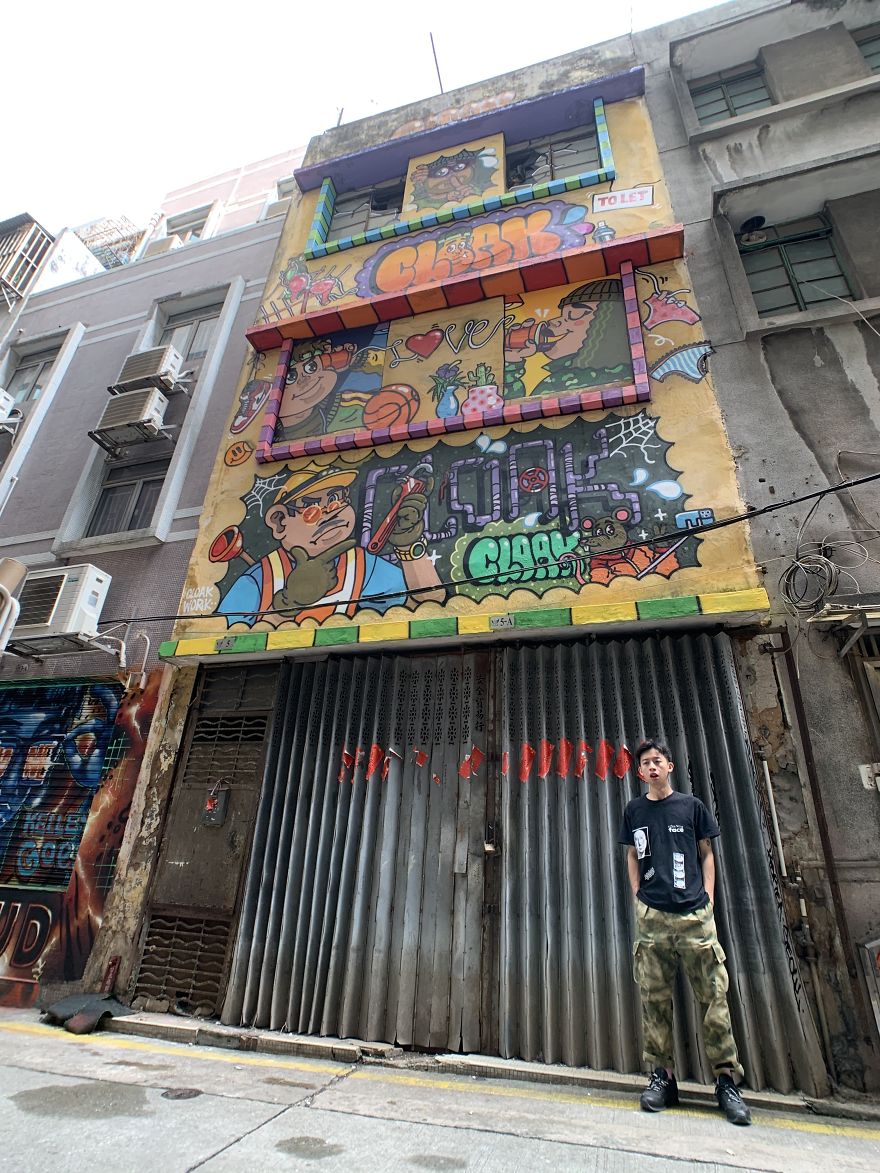 I Created Street Art Titled 'Love Is In The Air' I Created Street Art Titled 'Love Is In The Air'