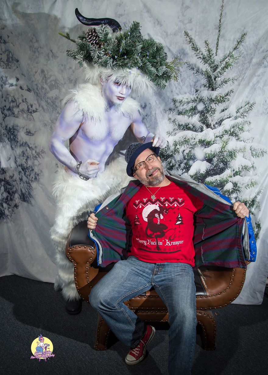We Recreate My Krampus' Painting For An Alternative To Photoshoots With Santa We Recreate My Krampus' Painting For An Alternative To Photoshoots With Santa