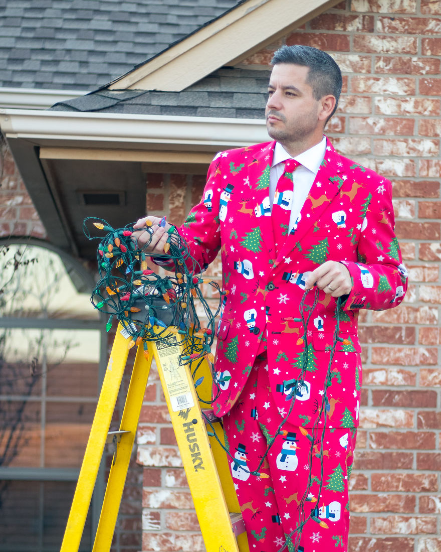 Who Says That Hanging Christmas Lights Is A Casual Affair?