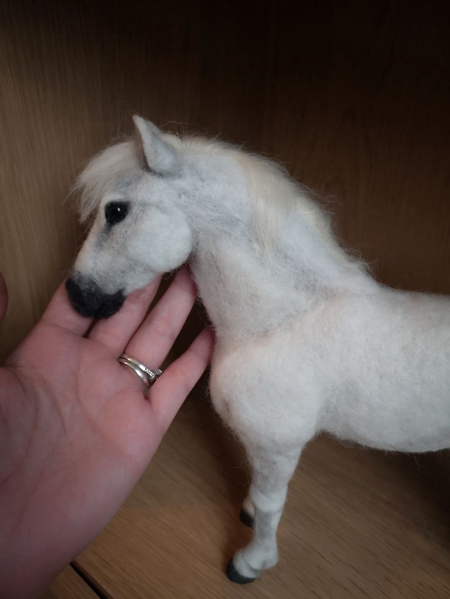 Working Progress On This Grey Gelding