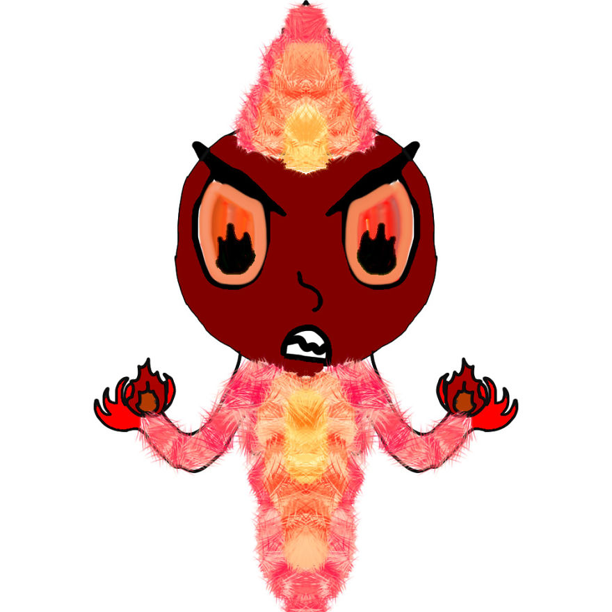 I Made Characters Based On Emotions And Colours