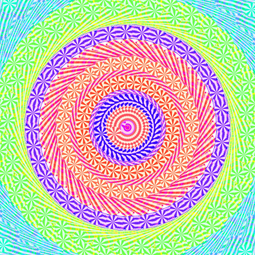 I Drew Hypnotising Patterns Using One Simple Design