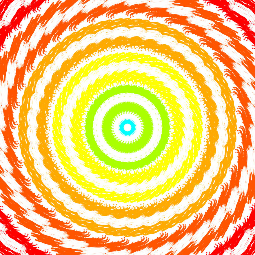 I Drew Hypnotising Patterns Using One Simple Design