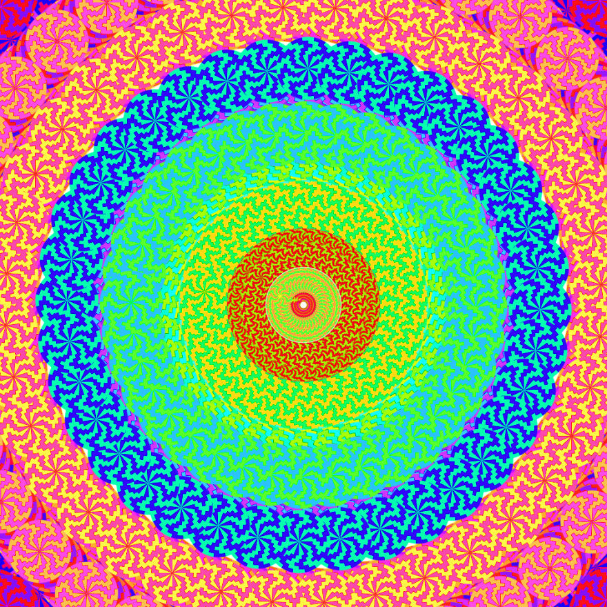 I Drew Hypnotising Patterns Using One Simple Design