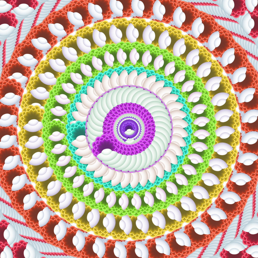 I Drew Hypnotising Patterns Using One Simple Design