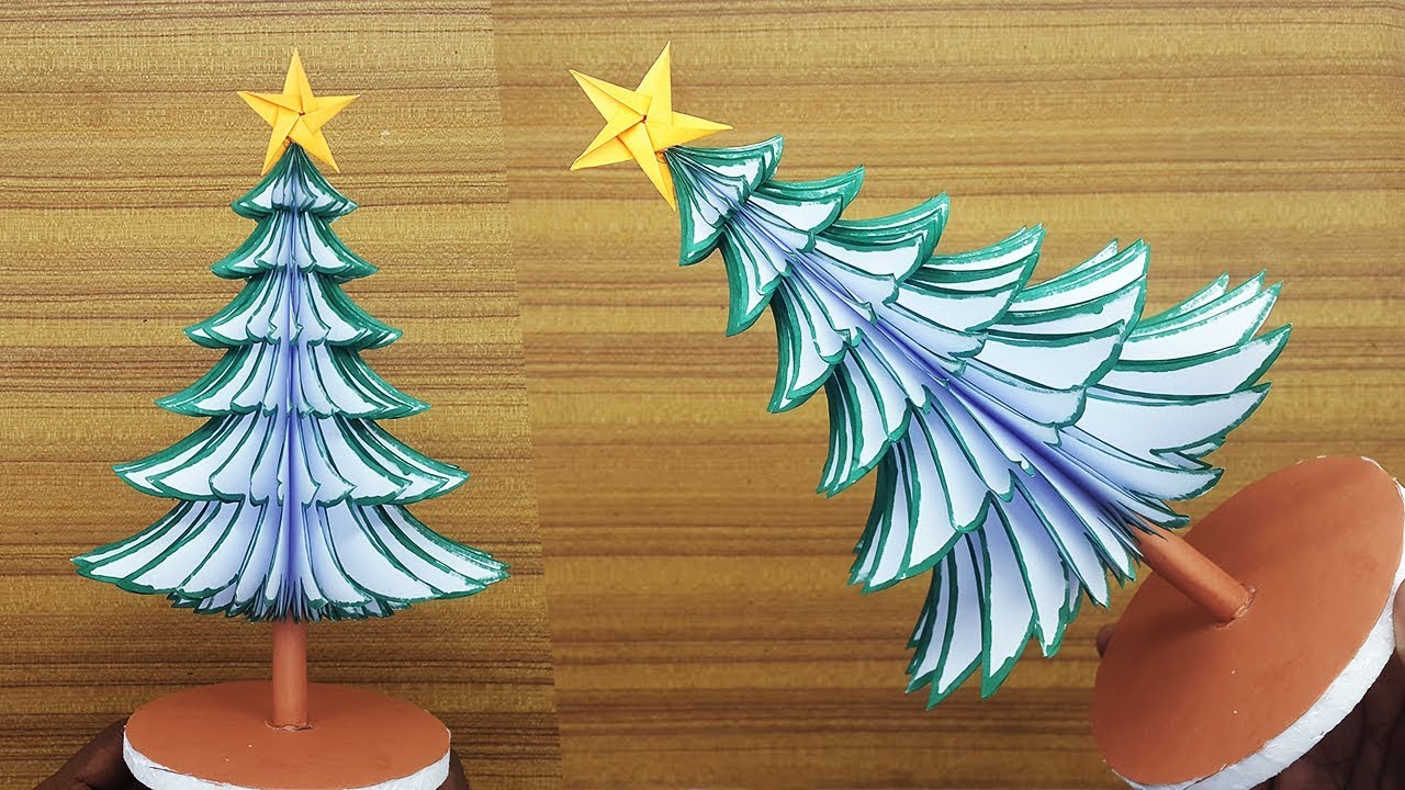 Christmas Tree | How To Make Paper Christmas Tree Very Easy At Home