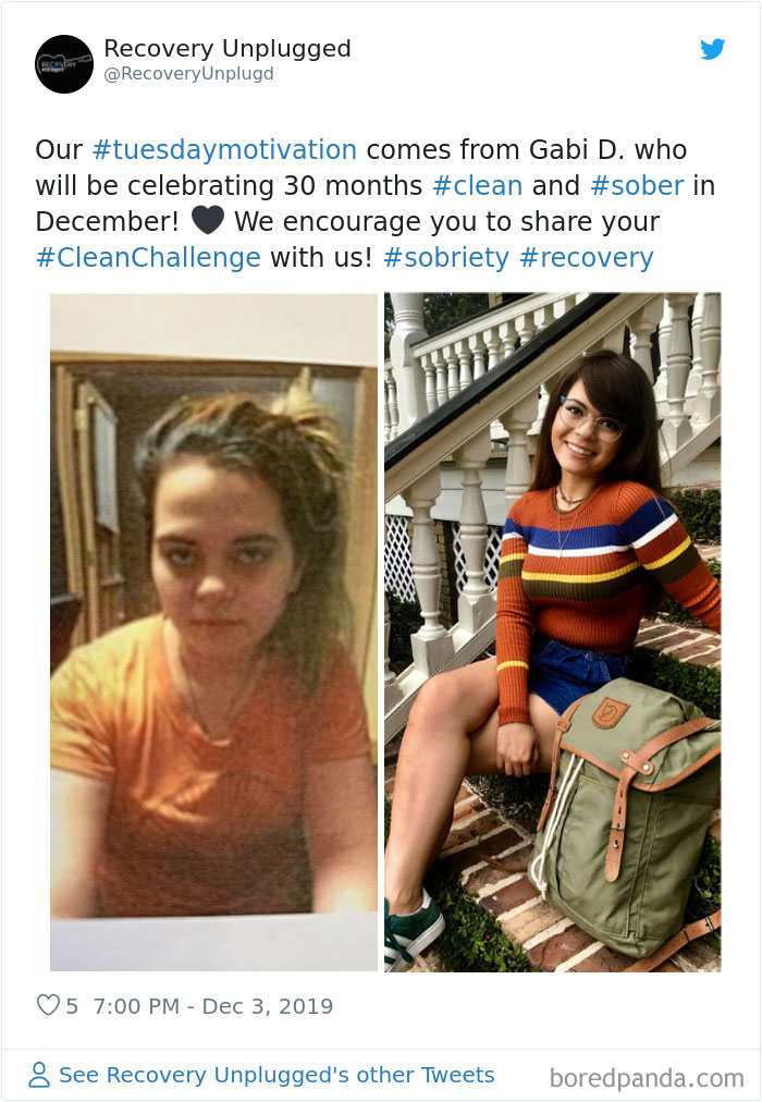 Ex-Addict Posts His Before & After Addiction Pics, Asks Others To Post Theirs As Well