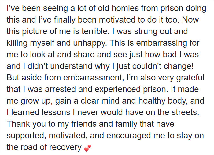 Ex-Addict Posts His Before & After Addiction Pics, Asks Others To Post Theirs As Well