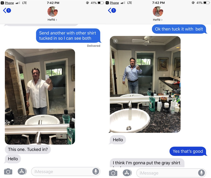 Dad Texts Daughter For Advice On His Outfit For A Date And Their Adorable Exchange Goes Viral Dad Texts Daughter For Advice On His Outfit For A Date And Their Adorable Exchange Goes Viral