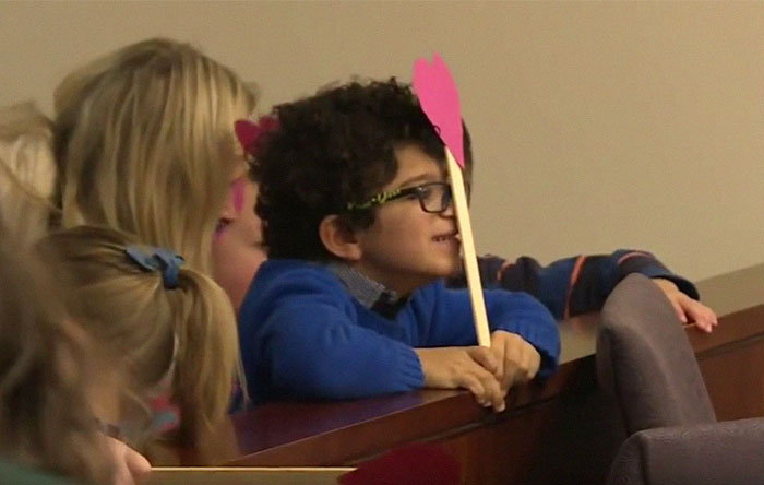 Boy Has His Whole Kindergarten Class At His Adoption Hearing And It's The Cutest Support Group Ever