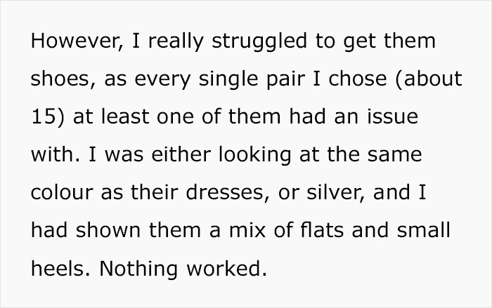 Bride Shames Bridesmaid Who Got Angry After The Bride Refused To Buy Her $250 Shoes For The Wedding Bride Shames Bridesmaid Who Got Angry After The Bride Refused To Buy Her $250 Shoes For The Wedding