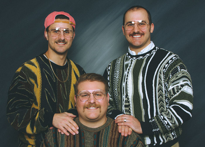 3 Brothers Come Up With A 'Terribly Awesome' Vintage Photoshoot As A Christmas Present To Their Parents 3 Brothers Come Up With A 'Terribly Awesome' Vintage Photoshoot As A Christmas Present To Their Parents