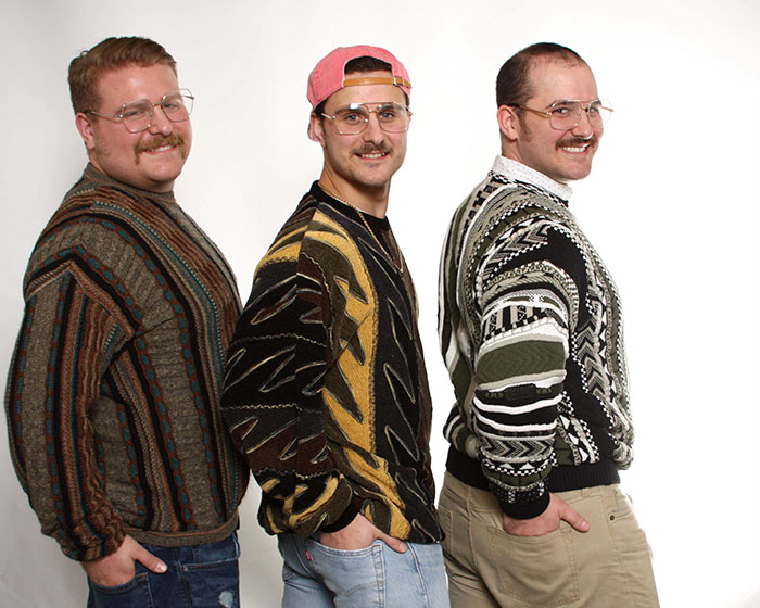3 Brothers Come Up With A 'Terribly Awesome' Vintage Photoshoot As A Christmas Present To Their Parents 3 Brothers Come Up With A 'Terribly Awesome' Vintage Photoshoot As A Christmas Present To Their Parents