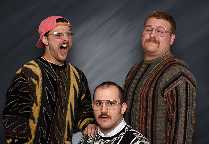 3 Brothers Come Up With A 'Terribly Awesome' Vintage Photoshoot As A Christmas Present To Their Parents