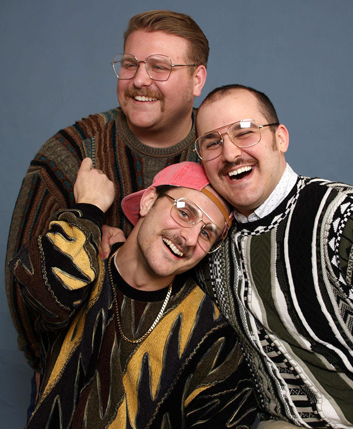 3 Brothers Come Up With A 'Terribly Awesome' Vintage Photoshoot As A Christmas Present To Their Parents