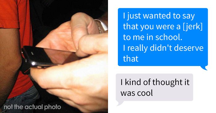 Guy Messages His Former Bully He Hasn’t Spoken To In 15 Years, Posts His Reply Online