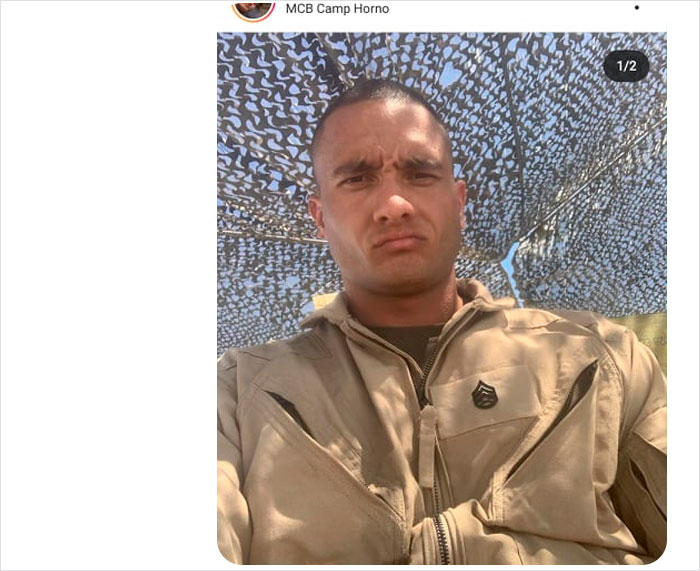 Catfisher Uses Marine's Pic To Message This Woman, She Teaches Him A Lesson By Sending A Pic Of His Real Life Girlfriend Catfisher Uses Marine's Pic To Message This Woman, She Teaches Him A Lesson By Sending A Pic Of His Real Life Girlfriend