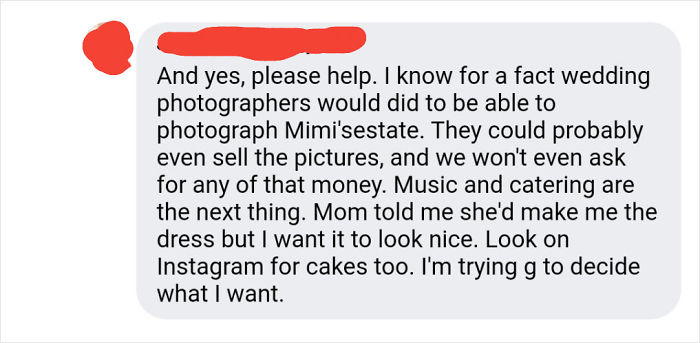 'I'm Not Rich But I Deserve A Nice Wedding', Delusional Bride Expects To Pay Everyone With 'Exposure' 'I'm Not Rich But I Deserve A Nice Wedding', Delusional Bride Expects To Pay Everyone With 'Exposure'