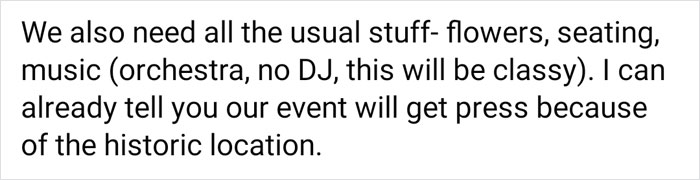 'I'm Not Rich But I Deserve A Nice Wedding', Delusional Bride Expects To Pay Everyone With 'Exposure'