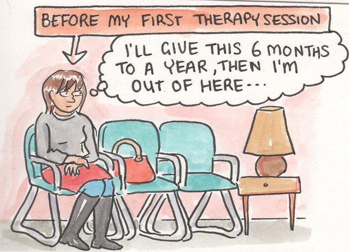 I Illustrate My Therapy Process To Show People It Can Get Better (10 Pics)