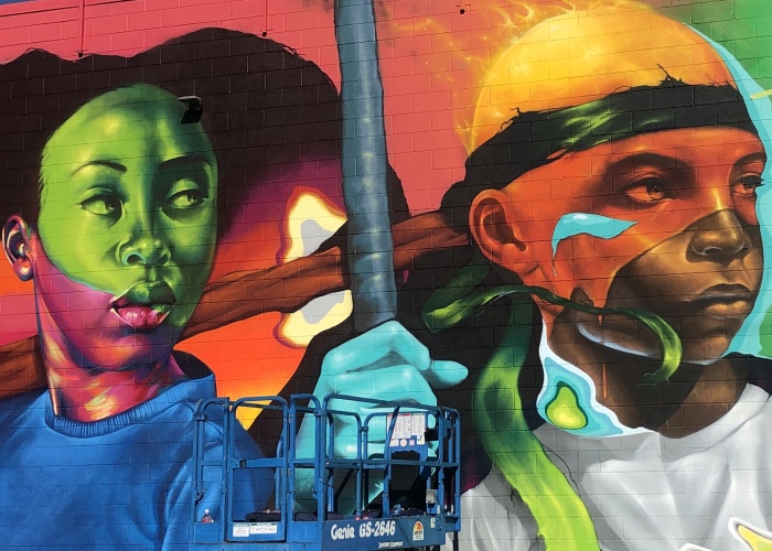 Mural Reveal That Put A Smile On Her Face