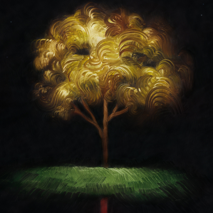 I Paint Night Fall Trees