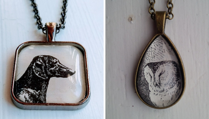 I Save Old Books From The Dumpster And Turn Them Into Jewelry