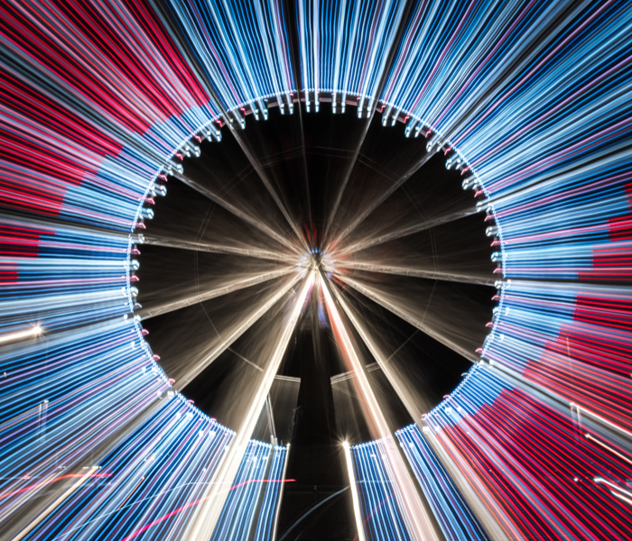 13 Long Exposure Zoom Pictures I Took Of A Ferris Wheel