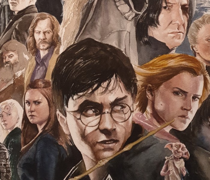 I Made A Watercolor Painting Of Harry Potter’s Cast