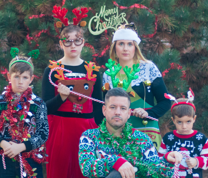 I Was Modelling For My Wife To Take Ugly Christmas Photos, Now We Have Taken It To Next Level