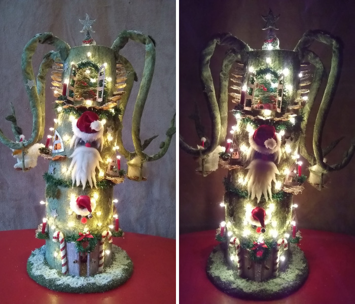 For This Christmas, I Made A Fantasy Tree Lamp