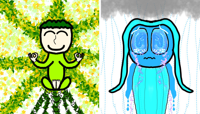 I Made Characters Based On Emotions And Colours