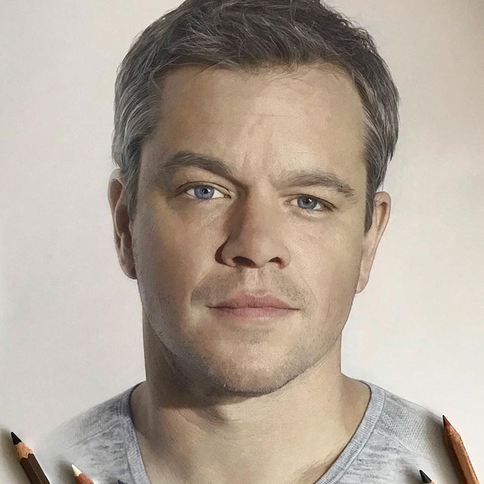 Russian Artist Creates Amazing Hyperrealistic Portraits That Seem To Jump Off The Page (30 Pics)