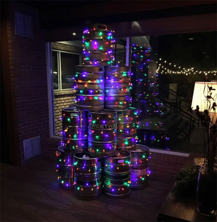 My Local Pub Finally Put Up Their Christmas Tree