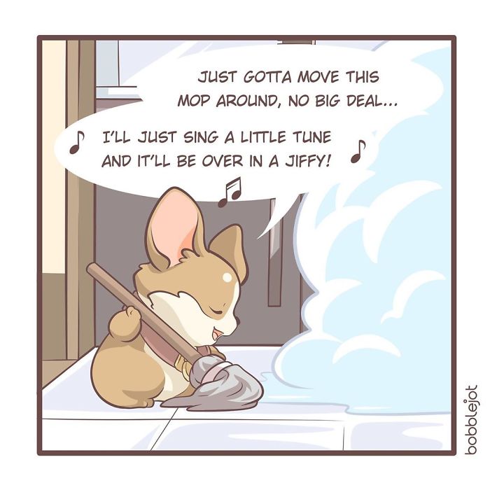 A Comic About An Unwanted Corgi And A Lonely Kitten Becoming Friends Is Warming People's Hearts