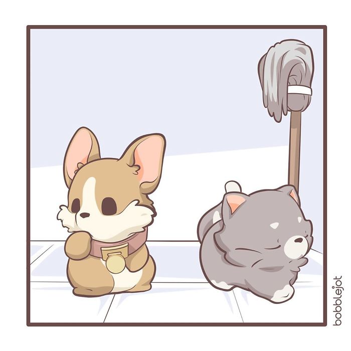 A Comic About An Unwanted Corgi And A Lonely Kitten Becoming Friends Is Warming People's Hearts A Comic About An Unwanted Corgi And A Lonely Kitten Becoming Friends Is Warming People's Hearts