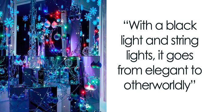 We Continue Our Tradition Of Making Unconventional Christmas Trees And This Year We Made One From Old Mirrors (21 Pics)